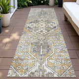 Addison Chantille ACN2197 Global Machine Made Traditional Gold Rug