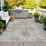 Addison Chantille ACN2197 Global Machine Made Traditional Gold Rug