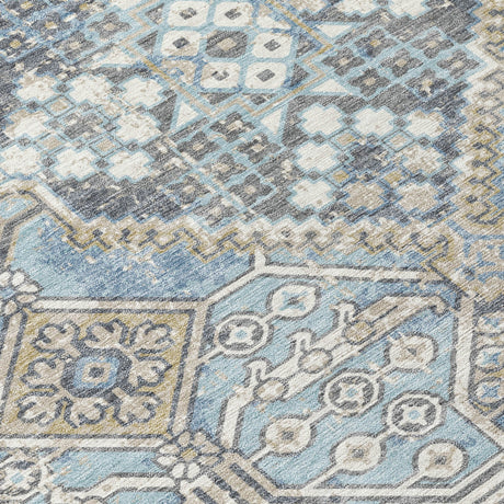 Addison Chantille ACN2197 Global Machine Made Traditional Sky Rug