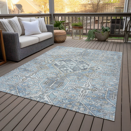 Addison Chantille ACN2197 Global Machine Made Traditional Sky Rug