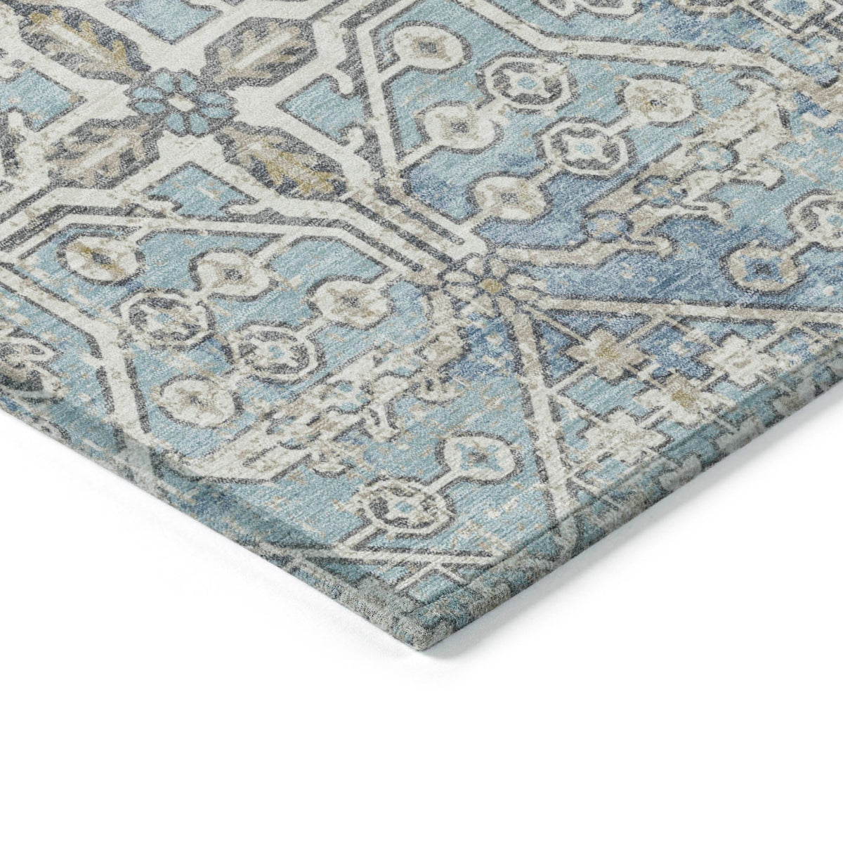 Addison Chantille ACN2197 Global Machine Made Traditional Sky Rug