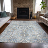Addison Chantille ACN2197 Global Machine Made Traditional Sky Rug