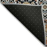 Addison Chantille ACN2199 Panel Machine Made Transitional Black Rug