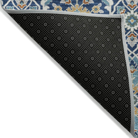Addison Chantille ACN2199 Panel Machine Made Transitional Navy Rug