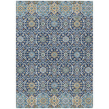 Addison Chantille ACN2199 Panel Machine Made Transitional Navy Rug