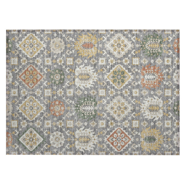 Addison Chantille ACN2200 Bohemian Machine Made Transitional Gray Rug