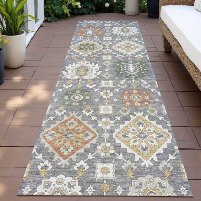 Addison Chantille ACN2200 Bohemian Machine Made Transitional Gray Rug