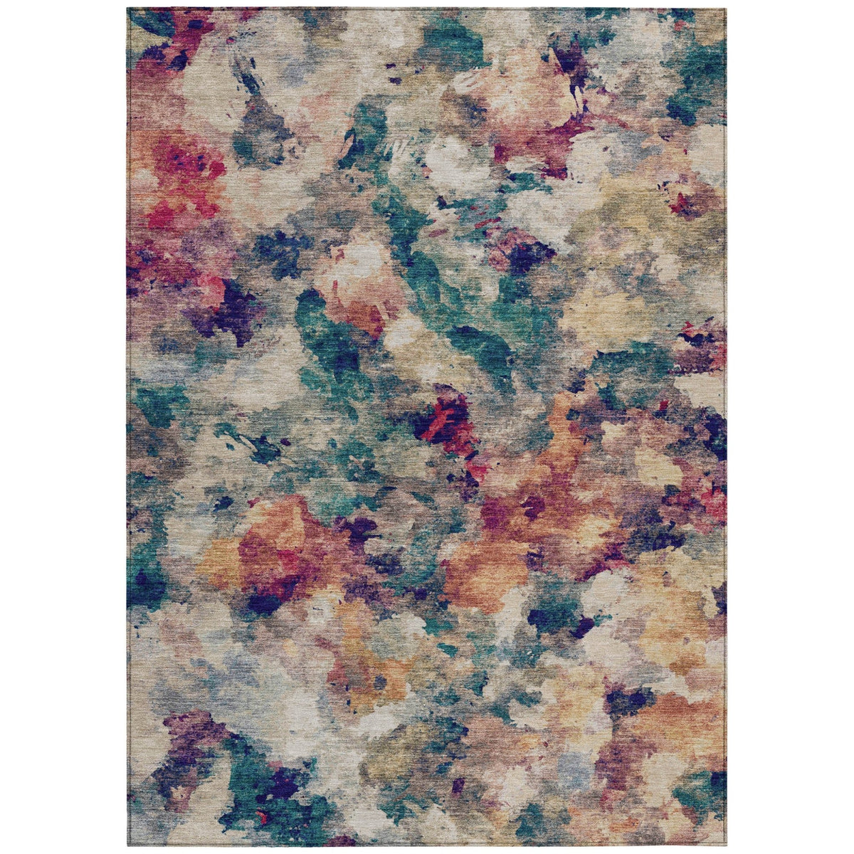 Addison Chantille ACN2203 Abstract Machine Made Transitional Putty Rug