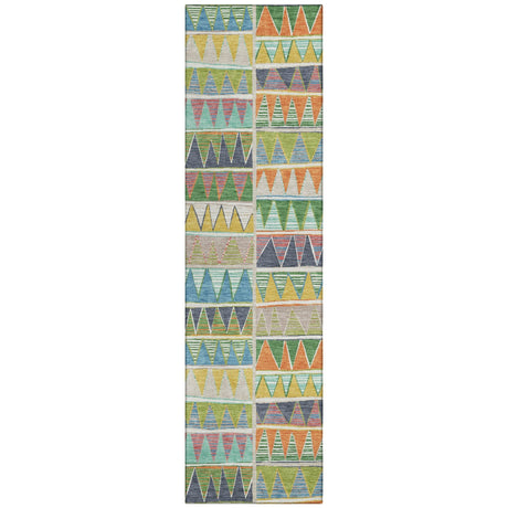 Addison Chantille ACN2205 Geometric Machine Made Transitional Beige Rug