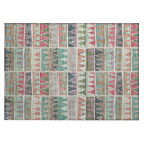 Addison Chantille ACN2205 Geometric Machine Made Transitional Salmon Rug
