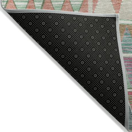 Addison Chantille ACN2205 Geometric Machine Made Transitional Salmon Rug