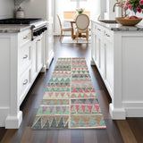 Addison Chantille ACN2205 Geometric Machine Made Transitional Salmon Rug