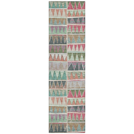 Addison Chantille ACN2205 Geometric Machine Made Transitional Salmon Rug