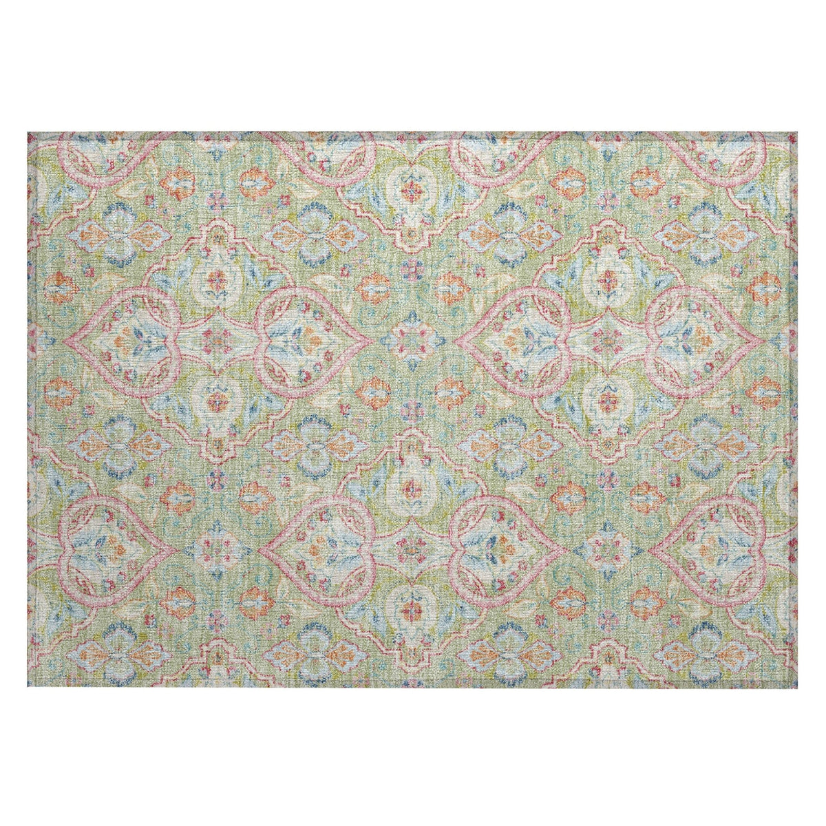 Addison Chantille ACN2207 Bohemian Machine Made Transitional Aloe Rug
