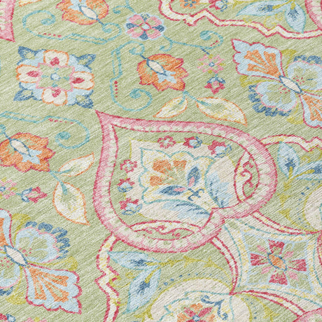 Addison Chantille ACN2207 Bohemian Machine Made Transitional Aloe Rug