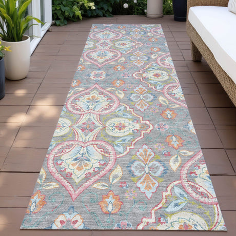 Addison Chantille ACN2207 Bohemian Machine Made Transitional Gray Rug
