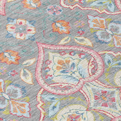 Addison Chantille ACN2207 Bohemian Machine Made Transitional Gray Rug