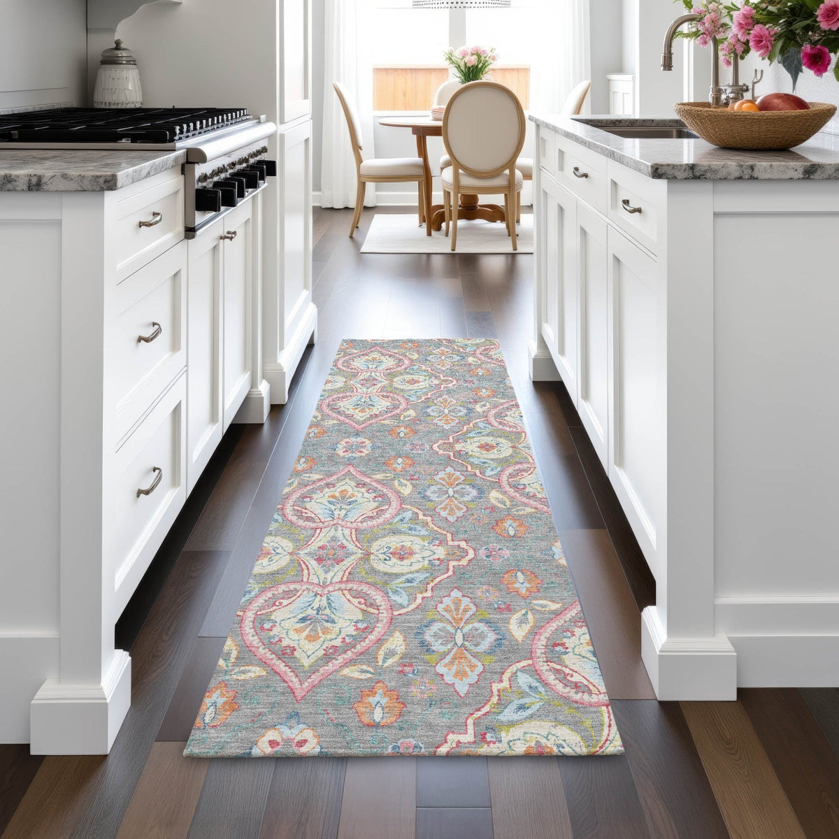 Addison Chantille ACN2207 Bohemian Machine Made Transitional Gray Rug