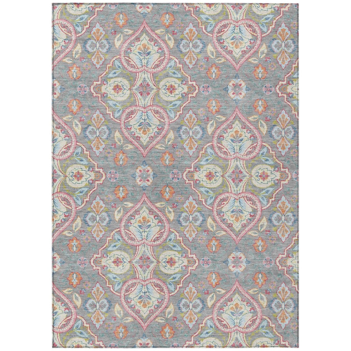 Addison Chantille ACN2207 Bohemian Machine Made Transitional Gray Rug