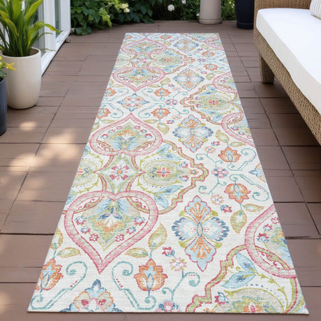 Addison Chantille ACN2207 Bohemian Machine Made Transitional Ivory Rug