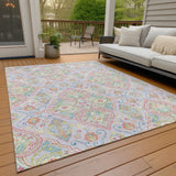 Addison Chantille ACN2207 Bohemian Machine Made Transitional Lavender Rug