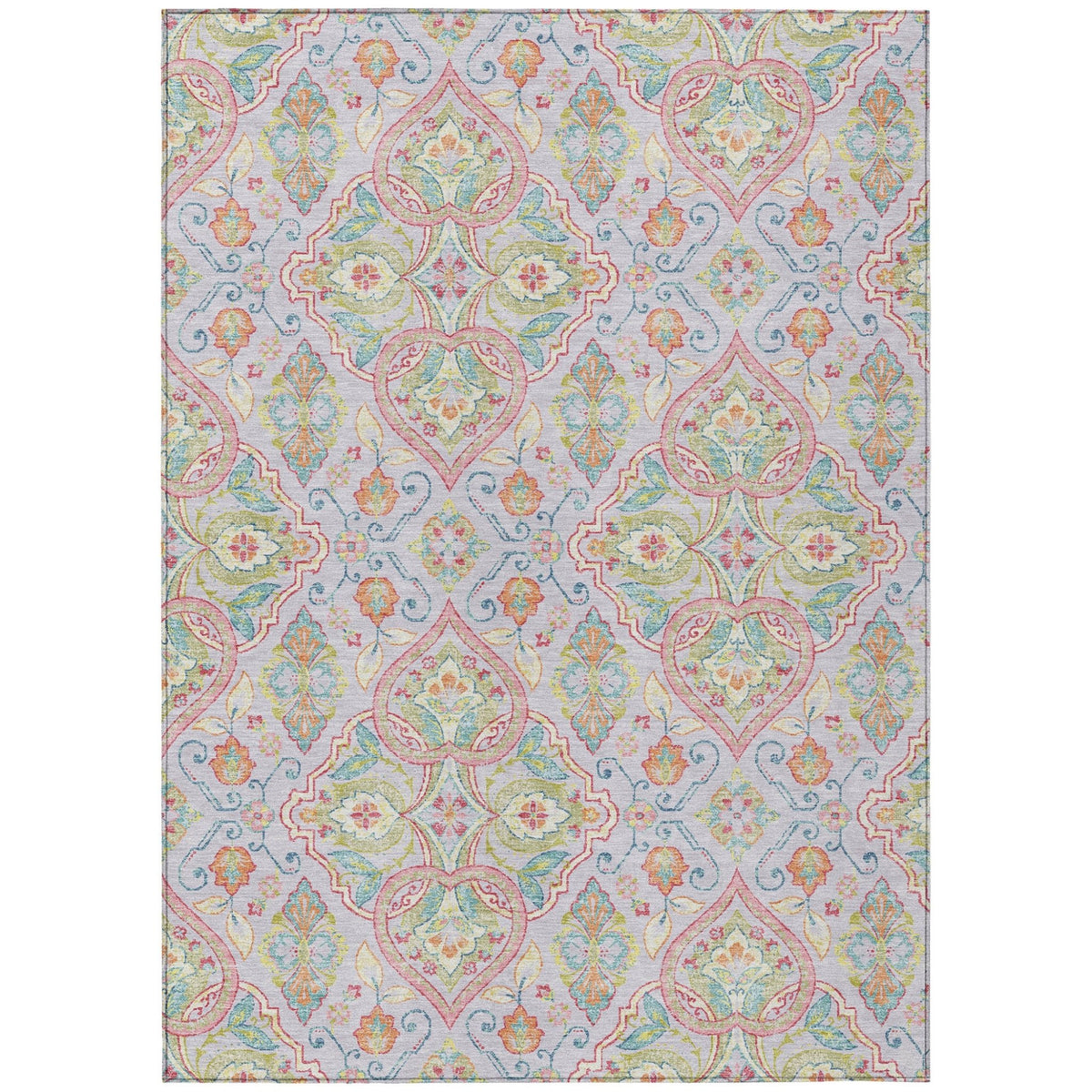 Addison Chantille ACN2207 Bohemian Machine Made Transitional Lavender Rug