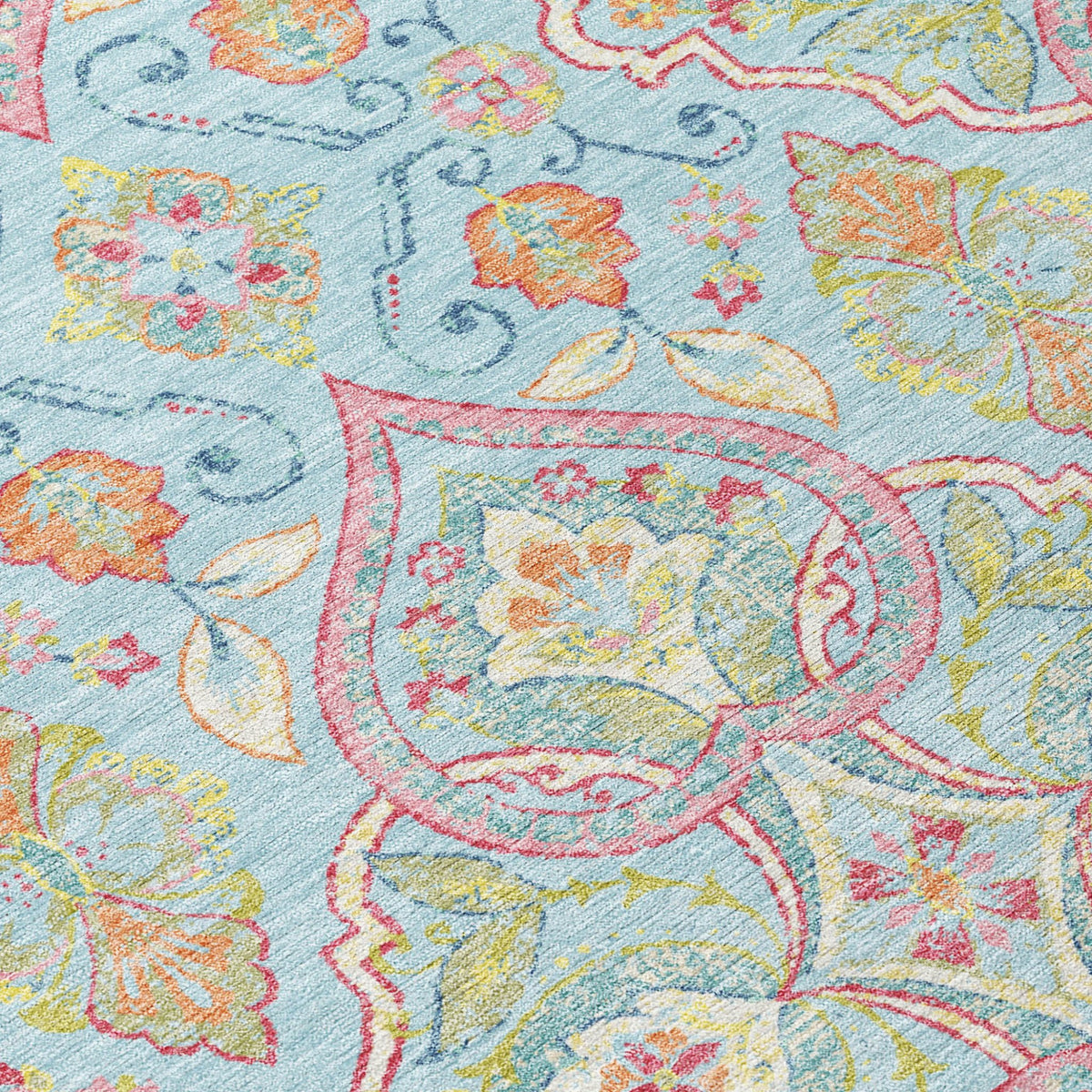 Addison Chantille ACN2207 Bohemian Machine Made Transitional Sky Rug