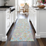 Addison Chantille ACN2207 Bohemian Machine Made Transitional Sky Rug
