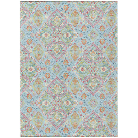Addison Chantille ACN2207 Bohemian Machine Made Transitional Sky Rug