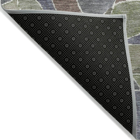 Addison Chantille ACN2208 Geometric Machine Made Transitional Green Rug