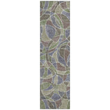 Addison Chantille ACN2208 Geometric Machine Made Transitional Green Rug