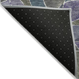 Addison Chantille ACN2208 Geometric Machine Made Transitional Purple Rug