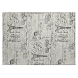Addison Chantille ACN2209 Novelty Machine Made Transitional Beige Rug