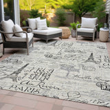 Addison Chantille ACN2209 Novelty Machine Made Transitional Beige Rug
