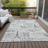 Addison Chantille ACN2209 Novelty Machine Made Transitional Beige Rug