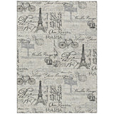Addison Chantille ACN2209 Novelty Machine Made Transitional Beige Rug