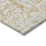 Addison Chantille ACN2209 Novelty Machine Made Transitional Gold Rug