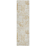 Addison Chantille ACN2209 Novelty Machine Made Transitional Gold Rug