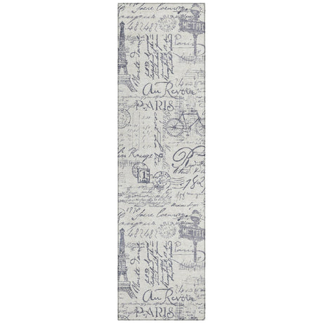 Addison Chantille ACN2209 Novelty Machine Made Transitional Ivory Rug
