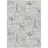 Addison Chantille ACN2209 Novelty Machine Made Transitional Ivory Rug