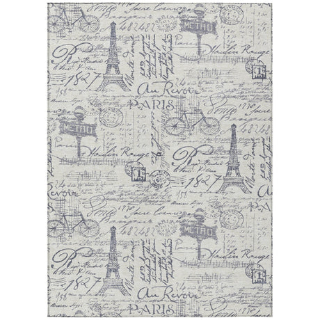Addison Chantille ACN2209 Novelty Machine Made Transitional Ivory Rug