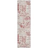 Addison Chantille ACN2209 Novelty Machine Made Transitional Red Rug