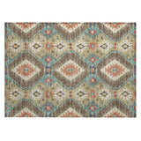 Addison Chantille ACN2210 Moroccan Machine Made Transitional Khaki Rug