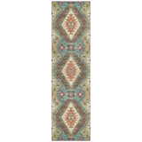 Addison Chantille ACN2210 Moroccan Machine Made Transitional Khaki Rug