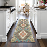 Addison Chantille ACN2210 Moroccan Machine Made Transitional Khaki Rug