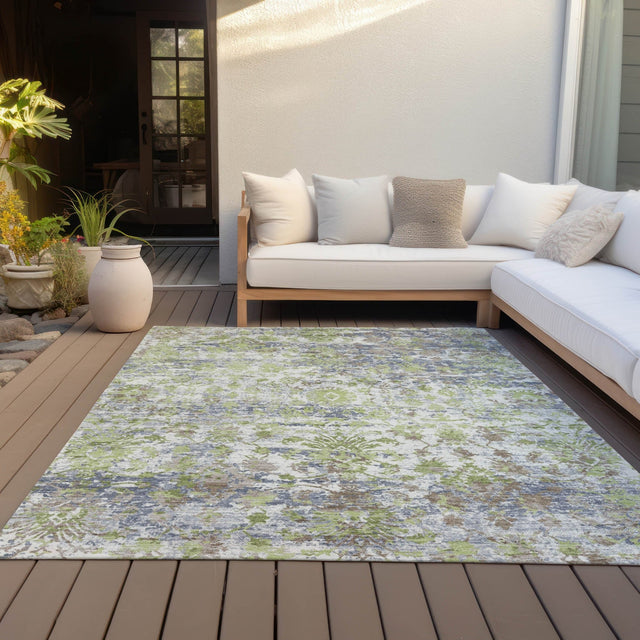 Addison Chantille ACN2211 Modern Machine Made Transitional Aloe Rug
