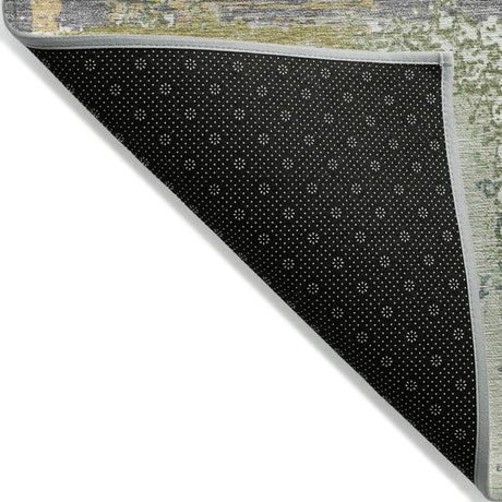 Addison Chantille ACN2212 Abstract Machine Made Transitional Aloe Rug