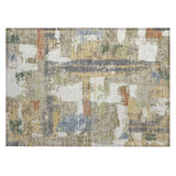 Addison Chantille ACN2212 Abstract Machine Made Transitional Ivory Rug