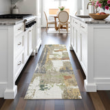 Addison Chantille ACN2212 Abstract Machine Made Transitional Ivory Rug