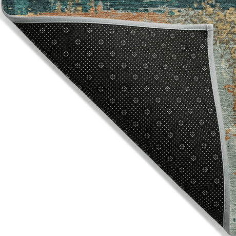 Addison Chantille ACN2212 Abstract Machine Made Transitional Seafoam Rug